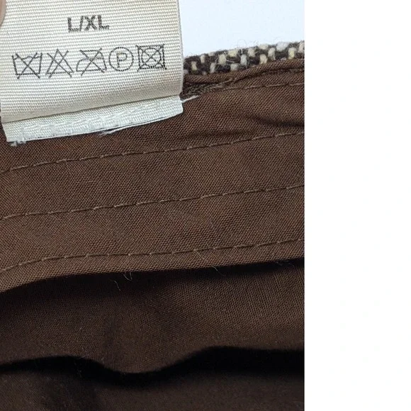 Timberland Women's‎ Tweed Military Cadet Cap Hat Wool Blend Brown Y2K - Picture 7 of 7